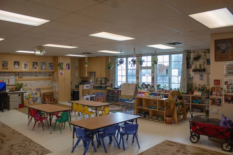 Fours & Kindergarten classroom